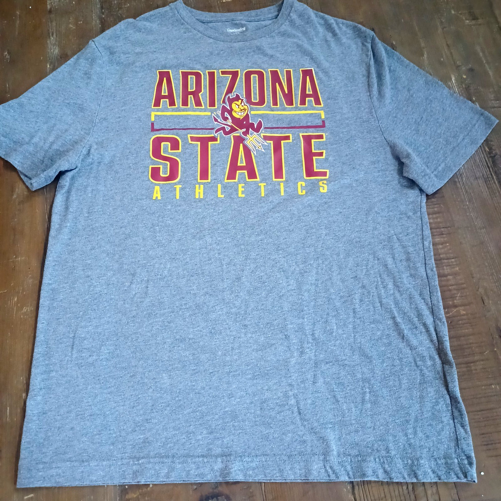 🔱 ASU Arizona State Sun Devils Pitchfork T-Shirt - Men's Large